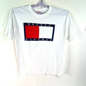 Nassau Bahamas T Shirt Adult Size XXL White Graphic Dorset Tee